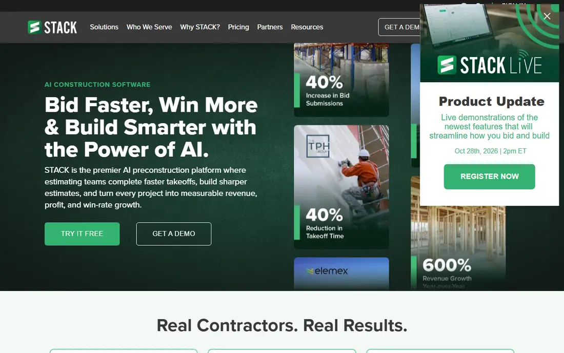 STACK homepage