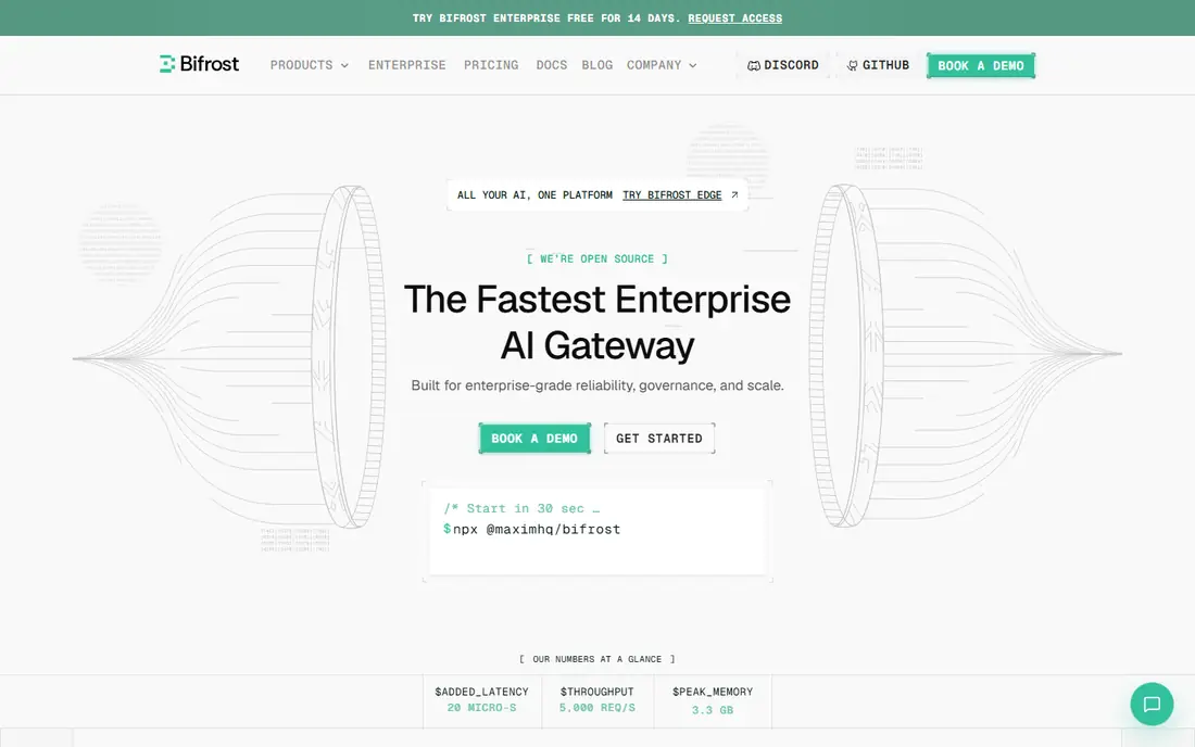 Maxim AI homepage