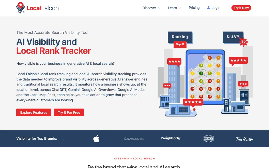 Local Falcon homepage