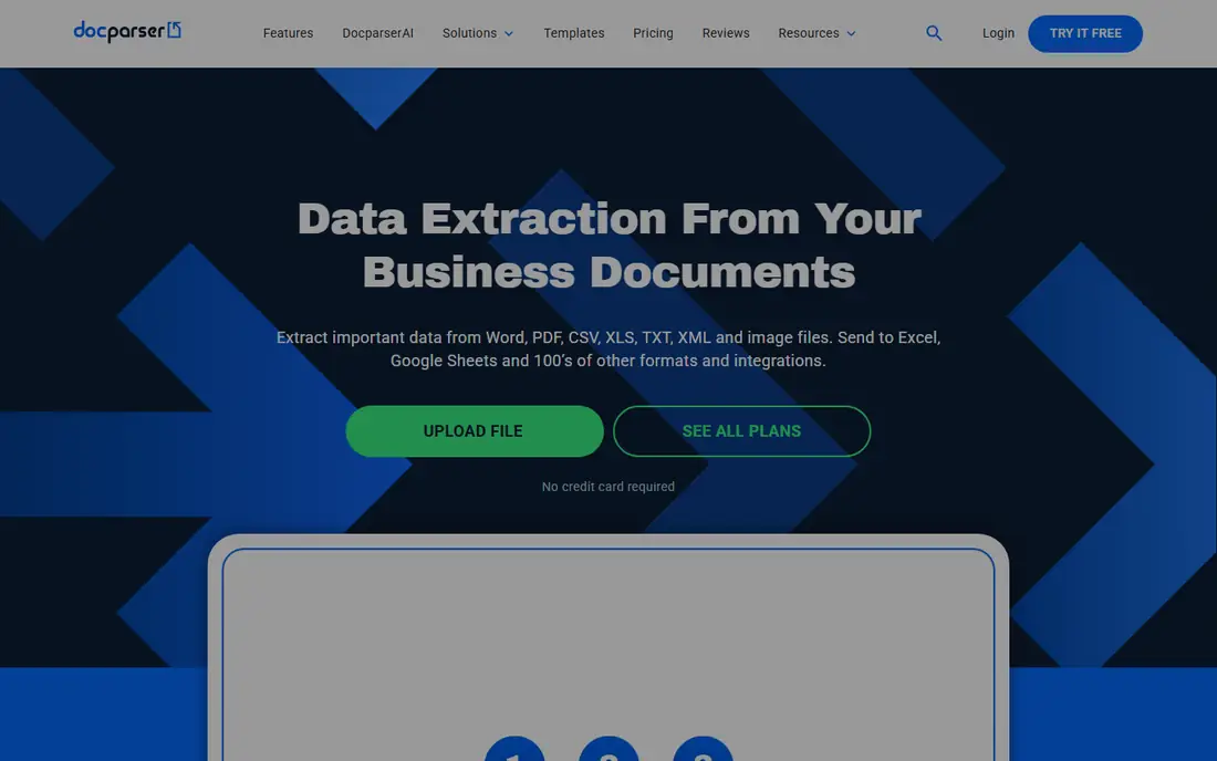Docparser homepage