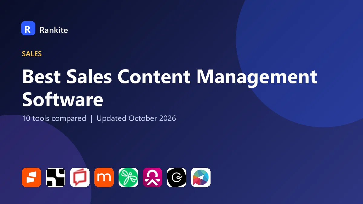 Best Sales Content Management Software in 2026: 10 Tools Compared
