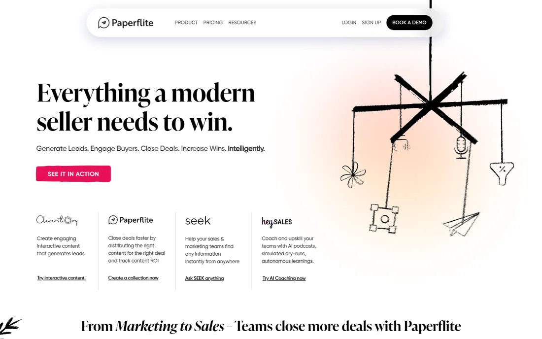 Paperflite homepage