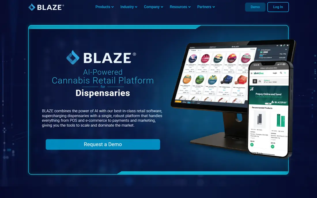 BLAZE homepage