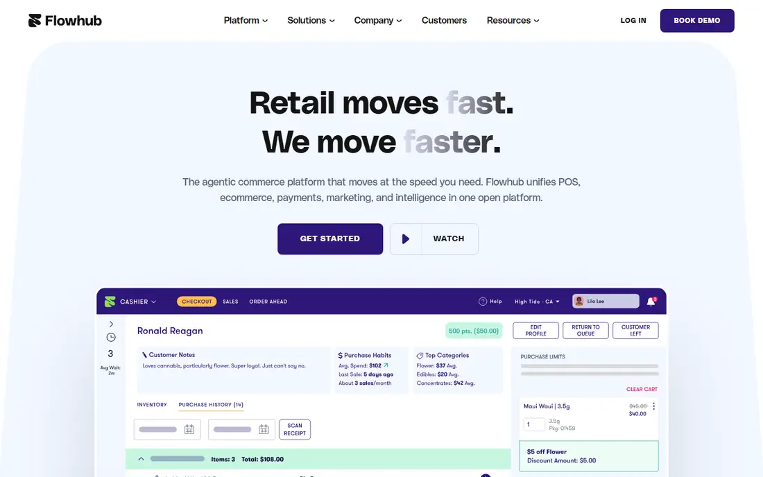 Flowhub homepage