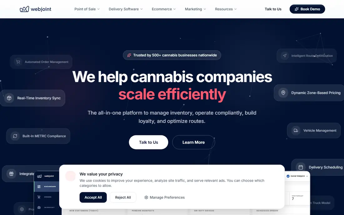 WebJoint homepage