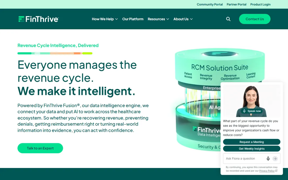 FinThrive homepage