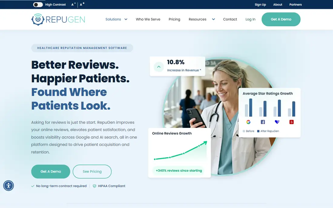 RepuGen homepage