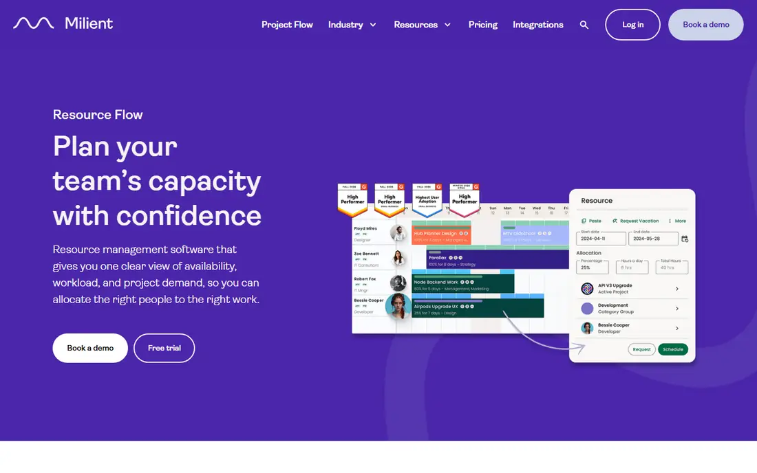 Hub Planner homepage