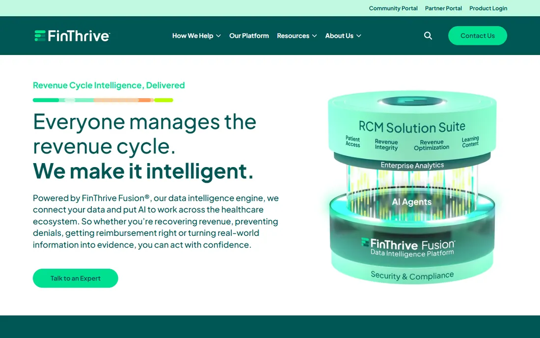 FinThrive homepage