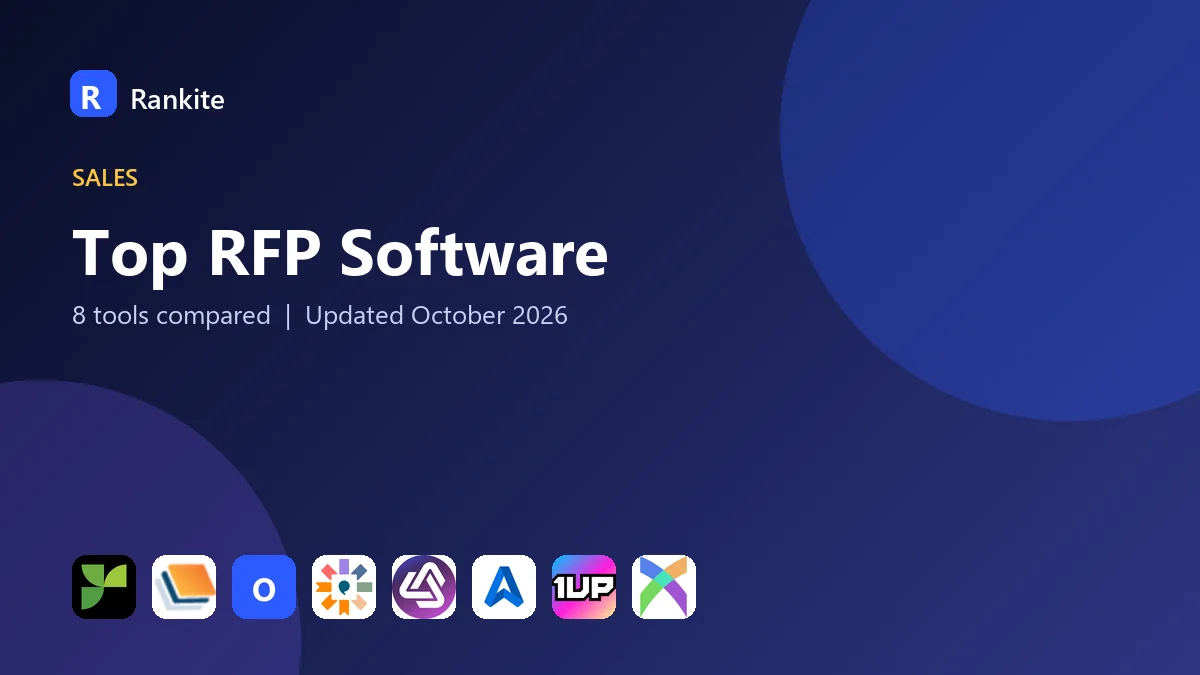 Top RFP Software in 2026: 8 Tools Compared