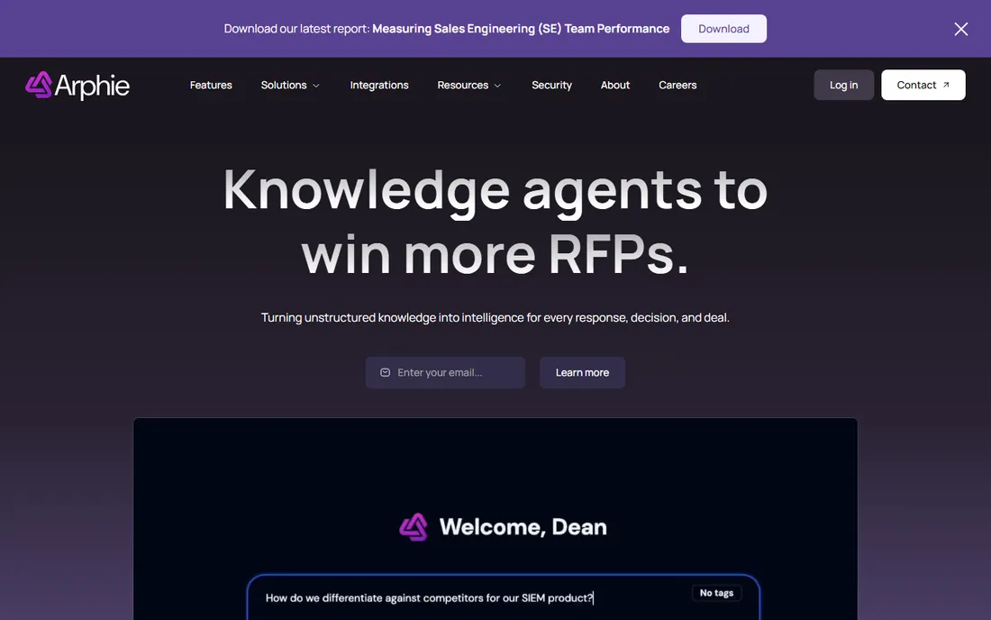 Arphie homepage