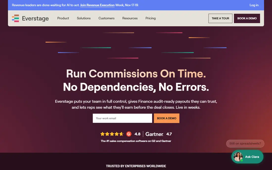 Everstage homepage