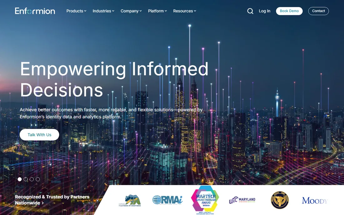 Enformion homepage