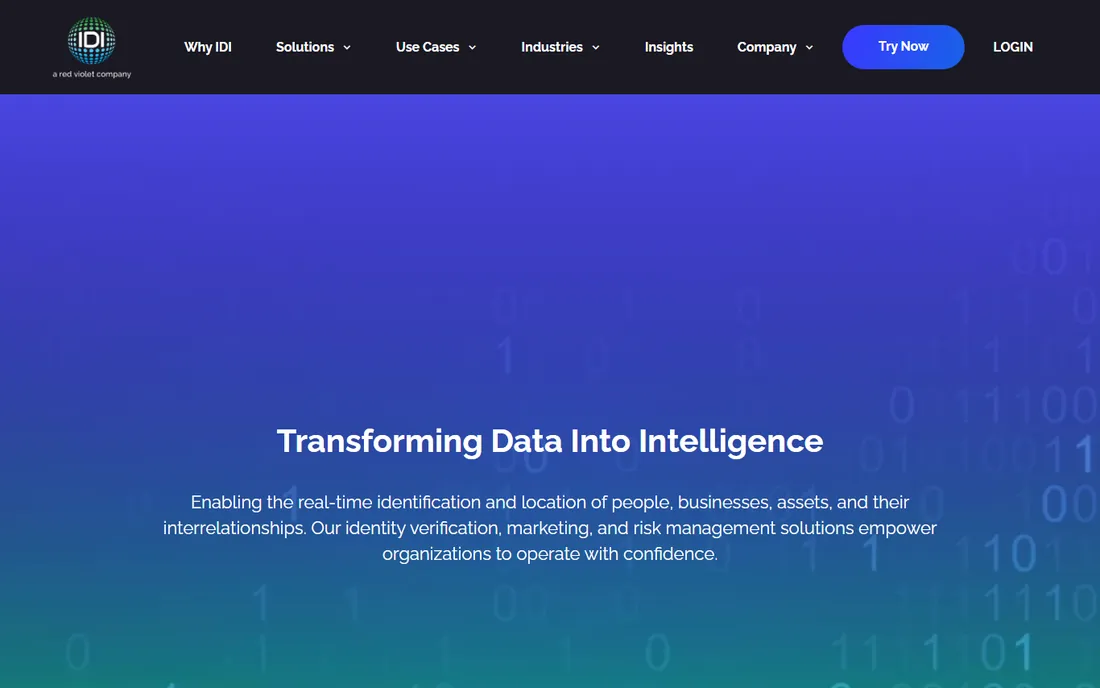 IDI idiCORE homepage