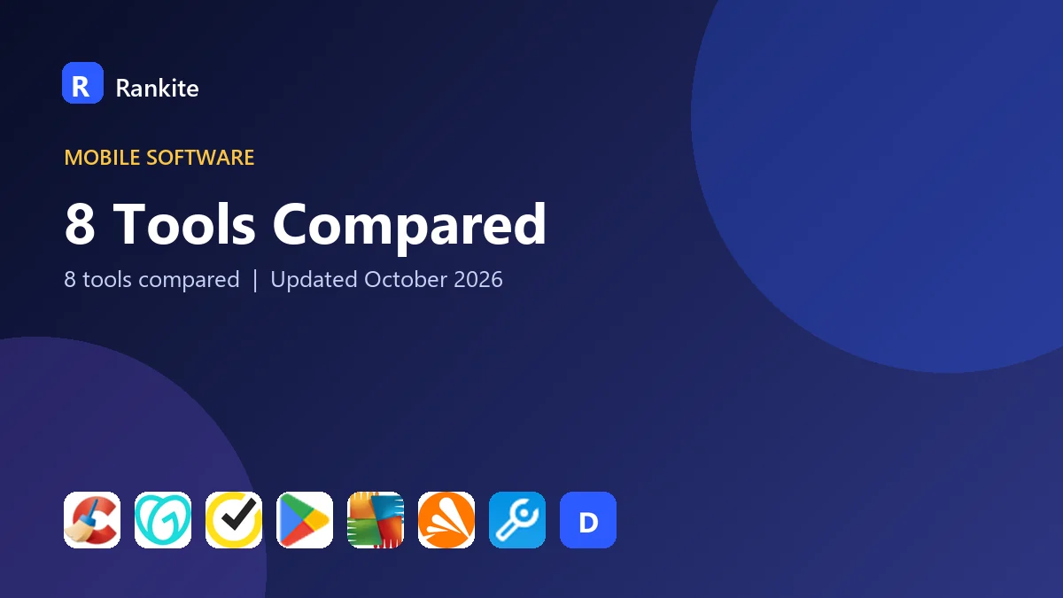 8 Tools Compared: Top Smartphone Software for Performance in 2026