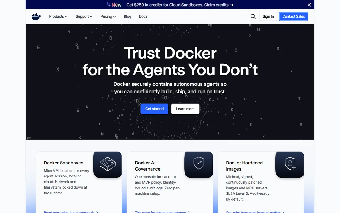 Docker homepage
