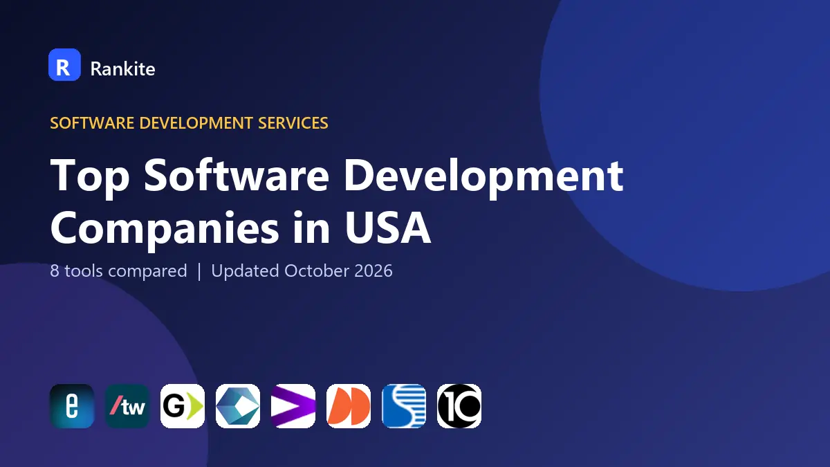 Top Software Development Companies in USA in 2026: 8 Tools Compared