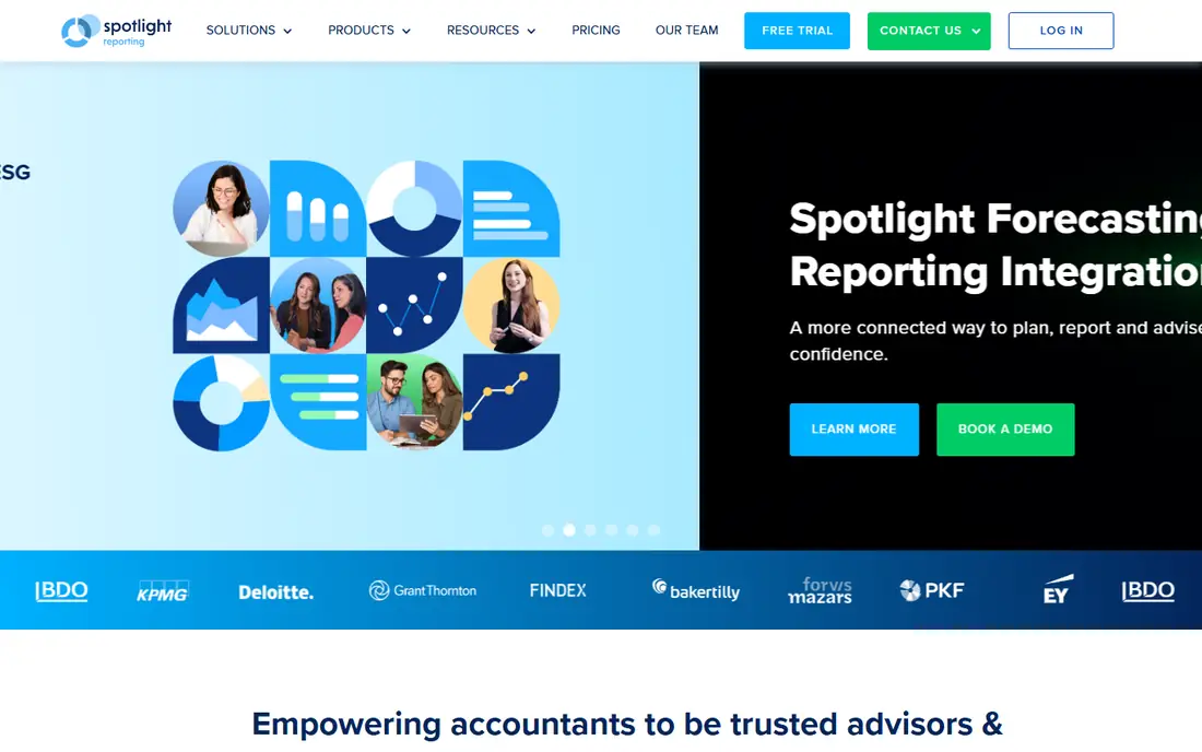 Spotlight Reporting homepage