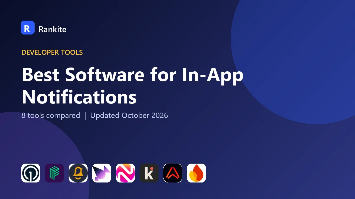Best Software for In-App Notifications in 2026: 8 Tools Compared