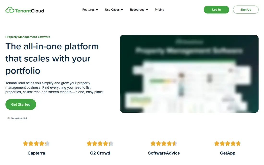 TenantCloud homepage