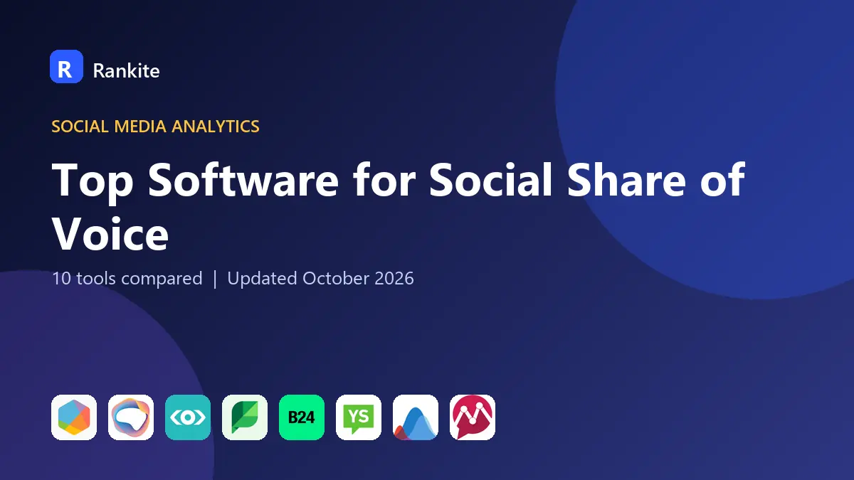 Top Software for Social Share of Voice in 2026: 10 Tools Compared