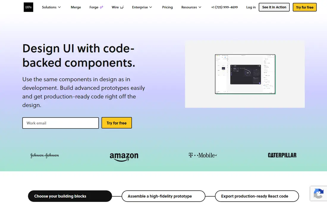 UXPin homepage
