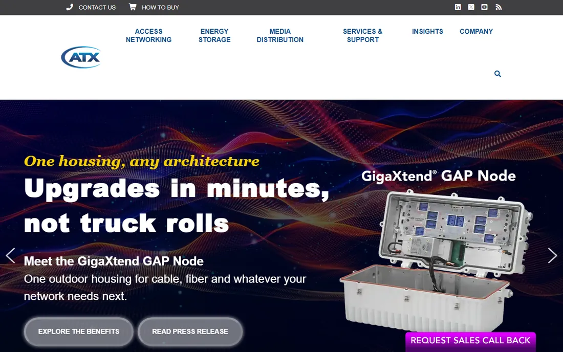 ATX homepage