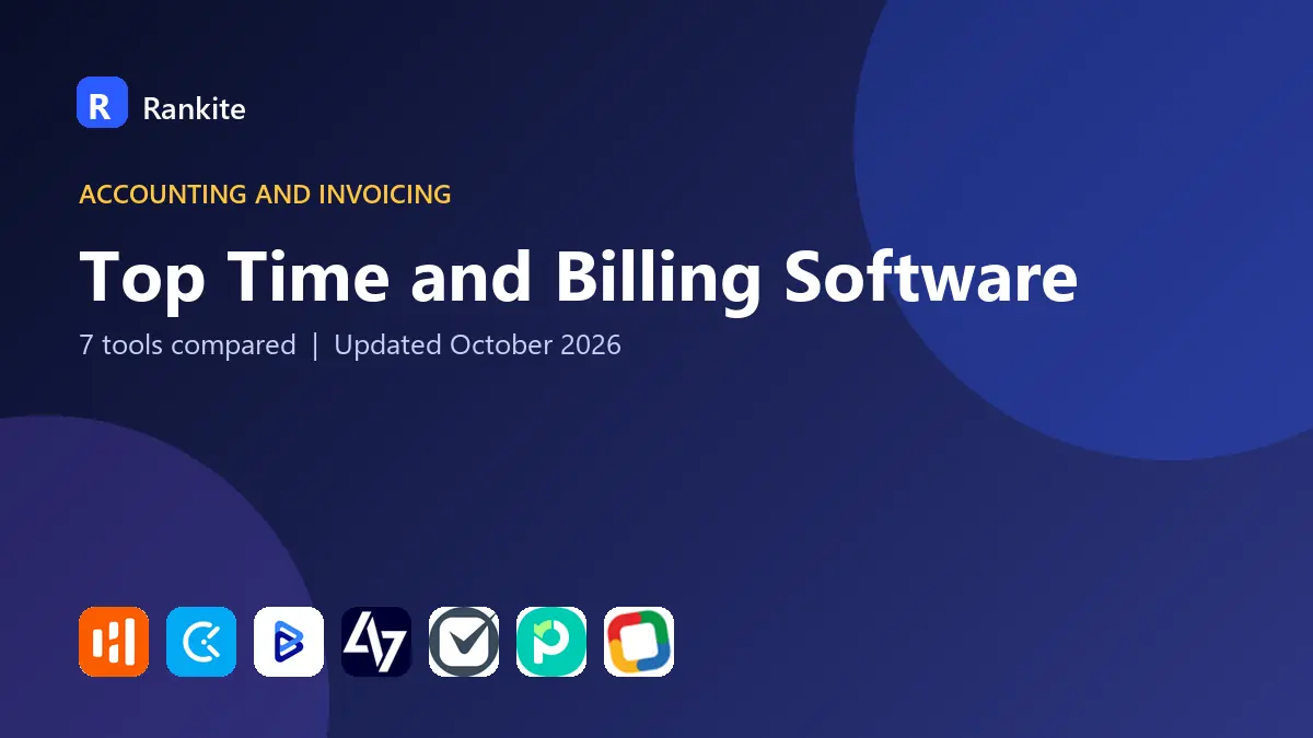 Top Time and Billing Software in 2026: 7 Tools Compared