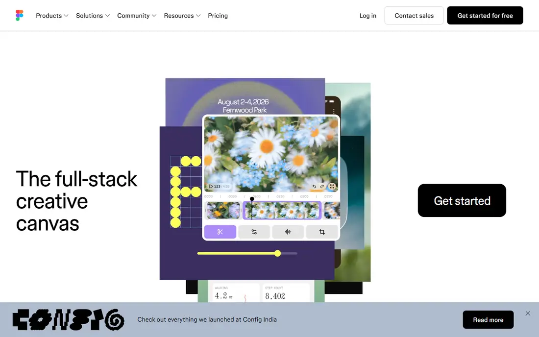 Figma homepage