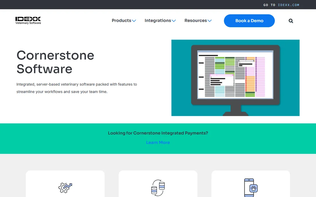 Cornerstone homepage