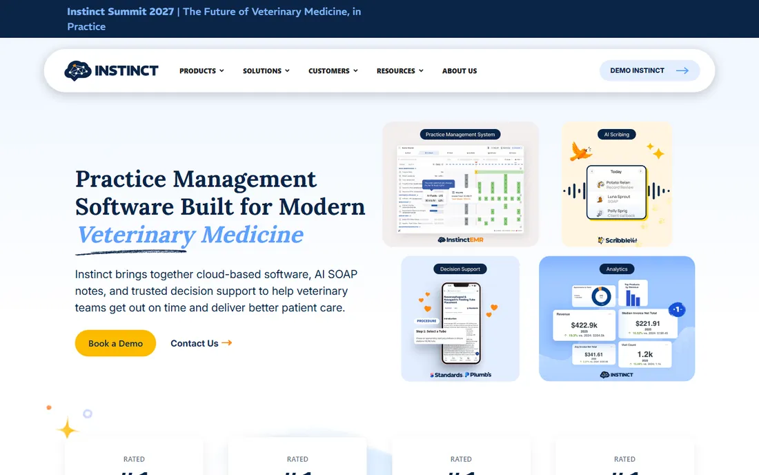 Instinct homepage