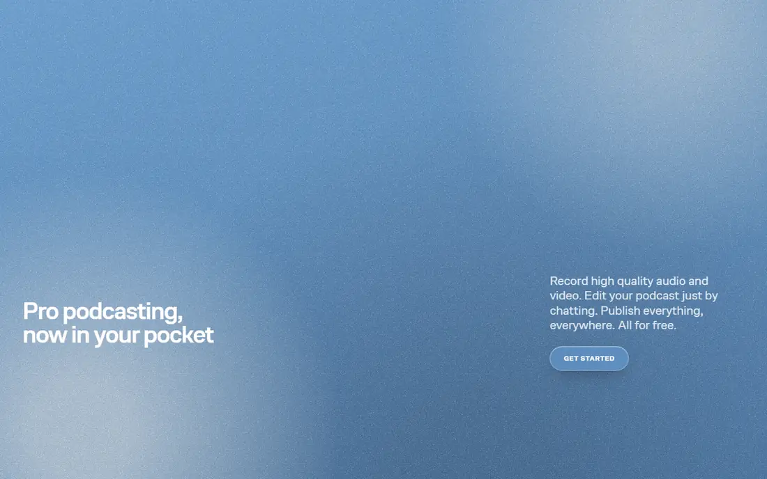 Zencastr homepage