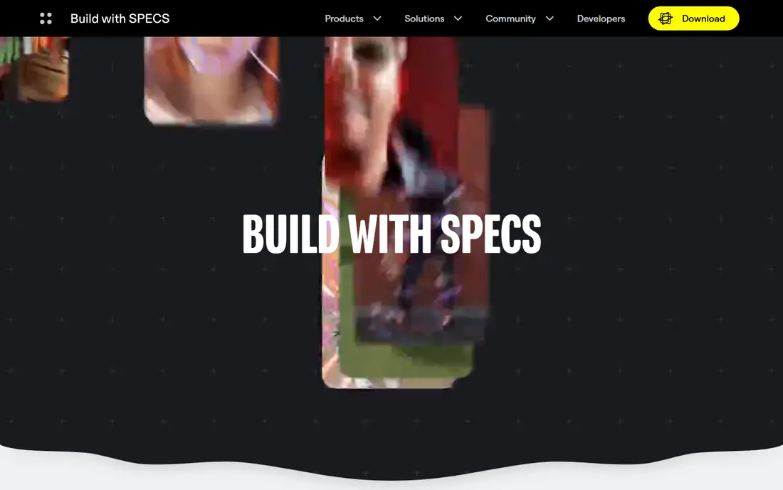 Lens Studio homepage