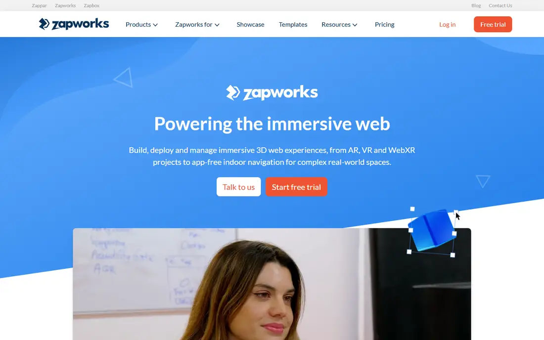 ZapWorks homepage