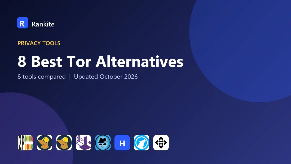 8 Best Tor Alternatives in 2026: 8 Tools Compared