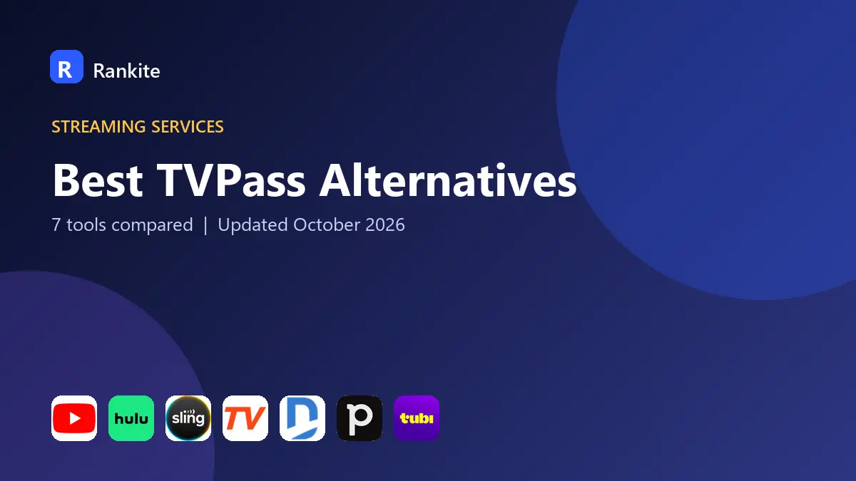 Best TVPass Alternatives in 2026: 7 Licensed Services Compared