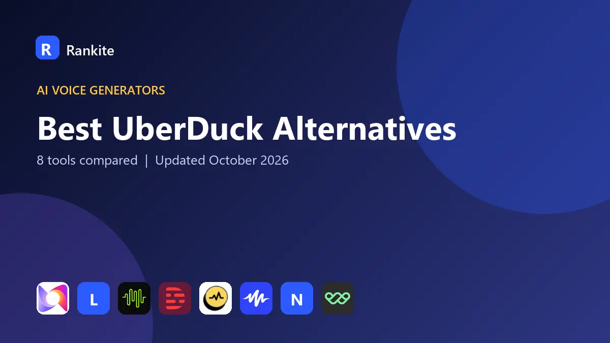 Best UberDuck Alternatives in 2026: 8 AI Voice Generators Compared