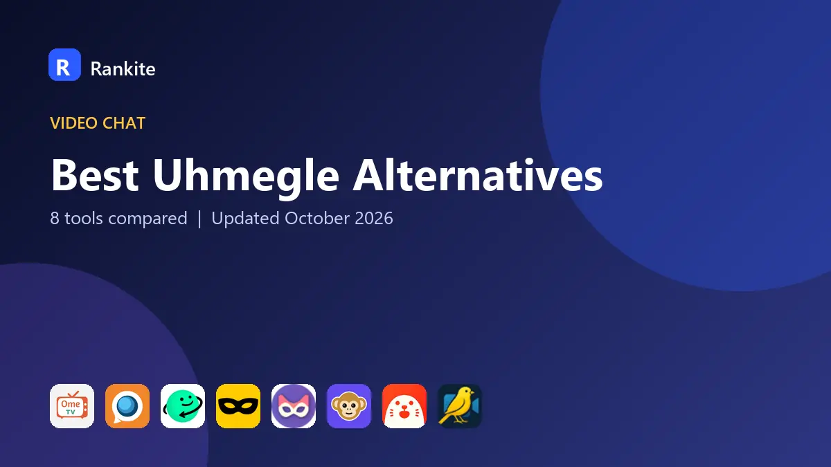 Best Uhmegle Alternatives in 2026: 8 Random Video Chat Sites Compared