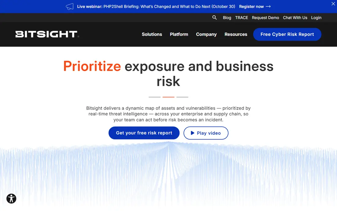 BitSight homepage