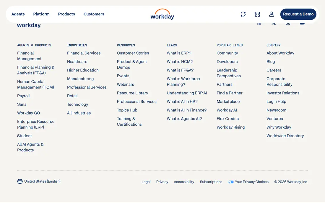 Workday Adaptive Planning homepage