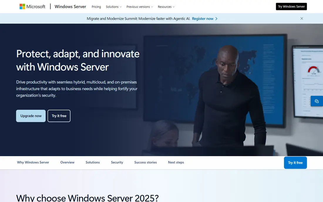 Microsoft Hyper-V homepage
