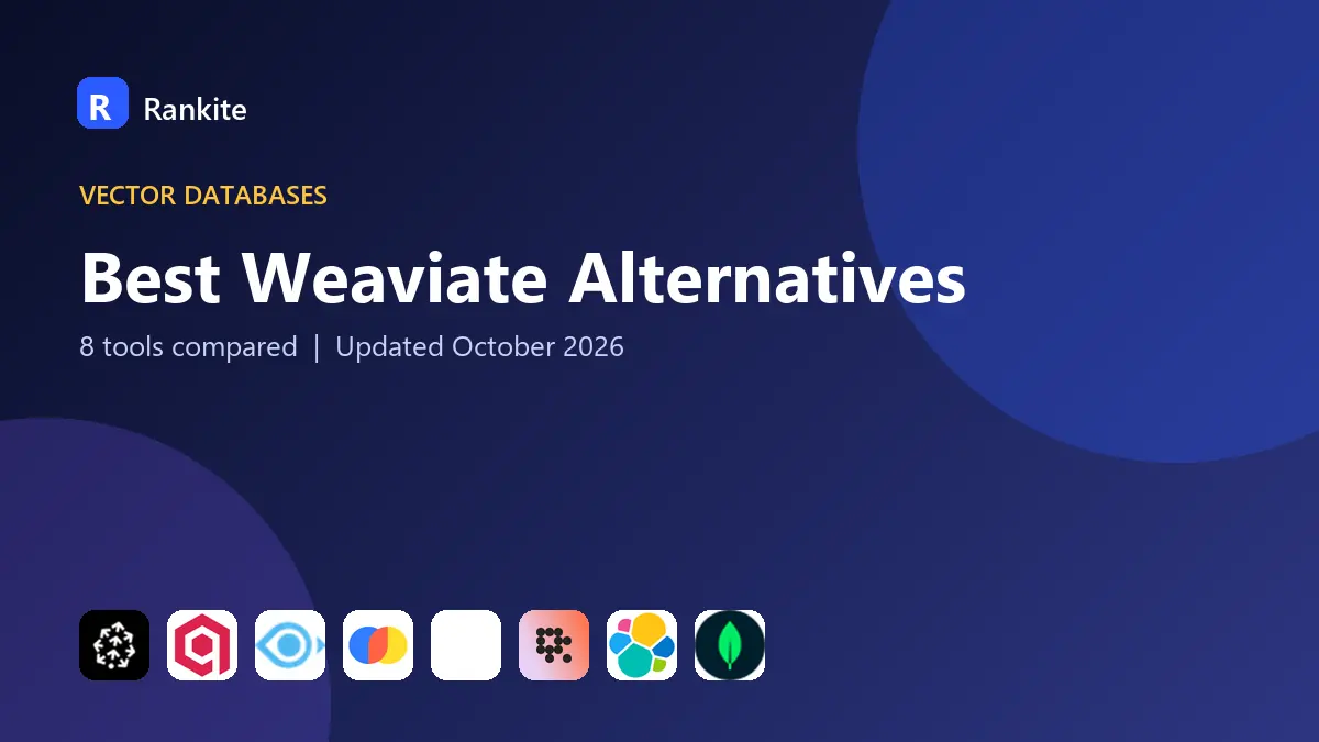 Best Weaviate Alternatives in 2026: 8 Vector Databases Compared