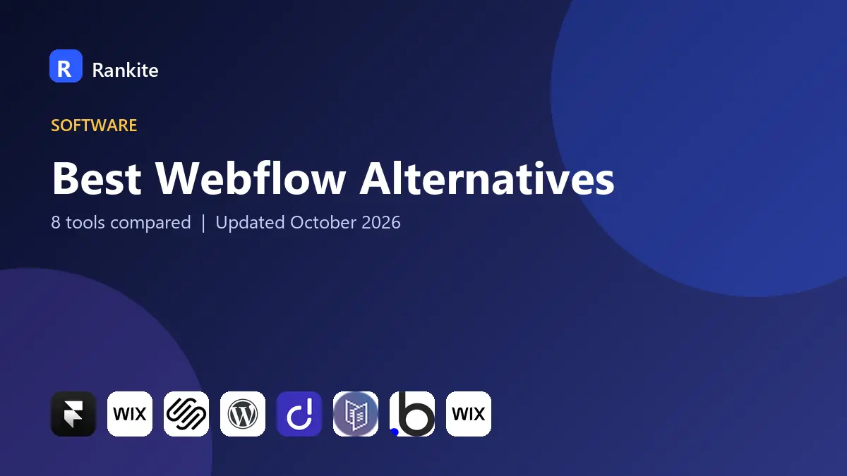 Best Webflow Alternatives in 2026: 8 Builders Compared
