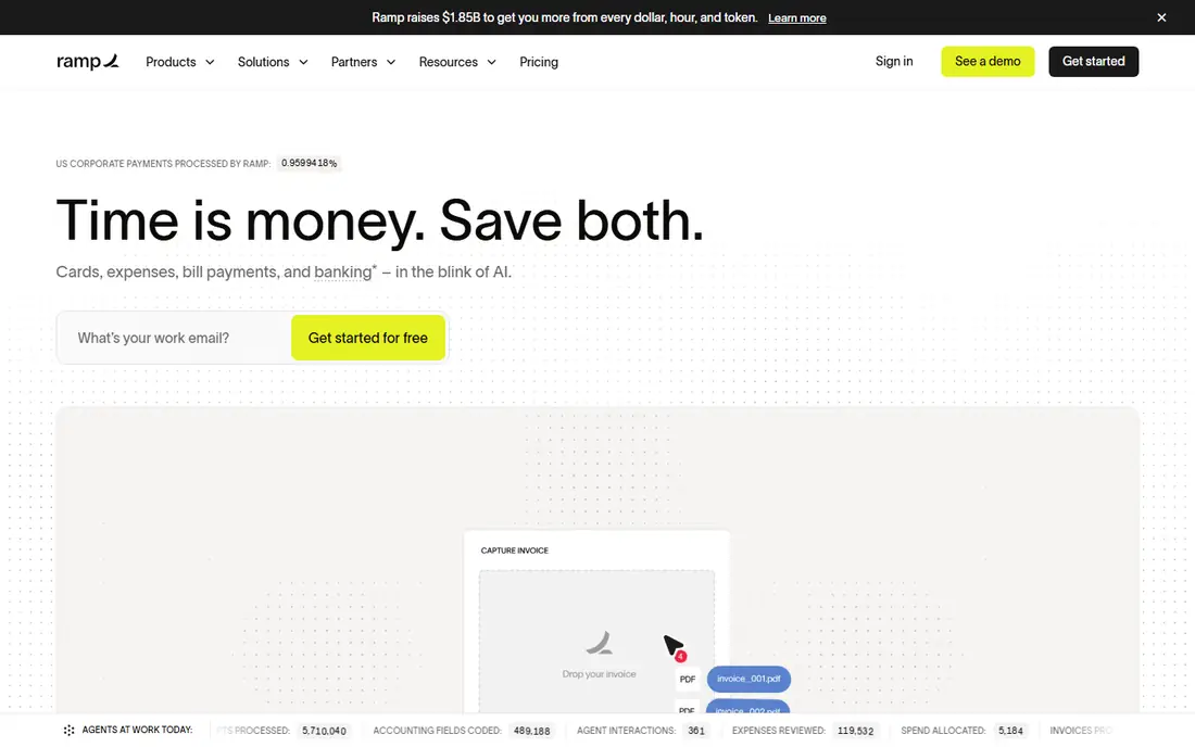 Ramp homepage