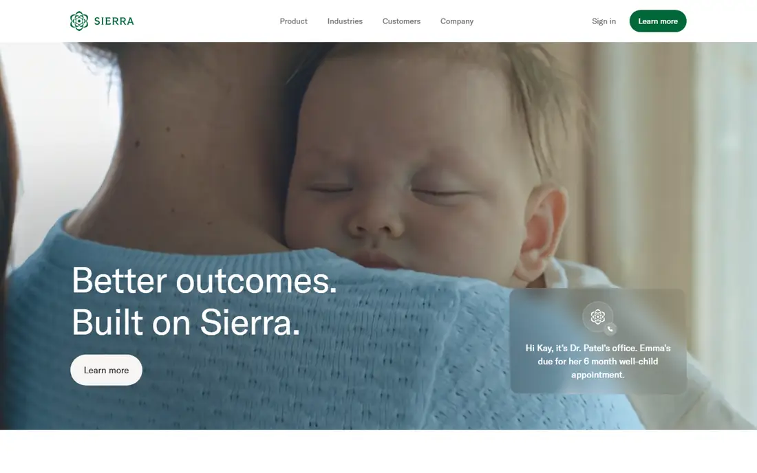 Sierra homepage