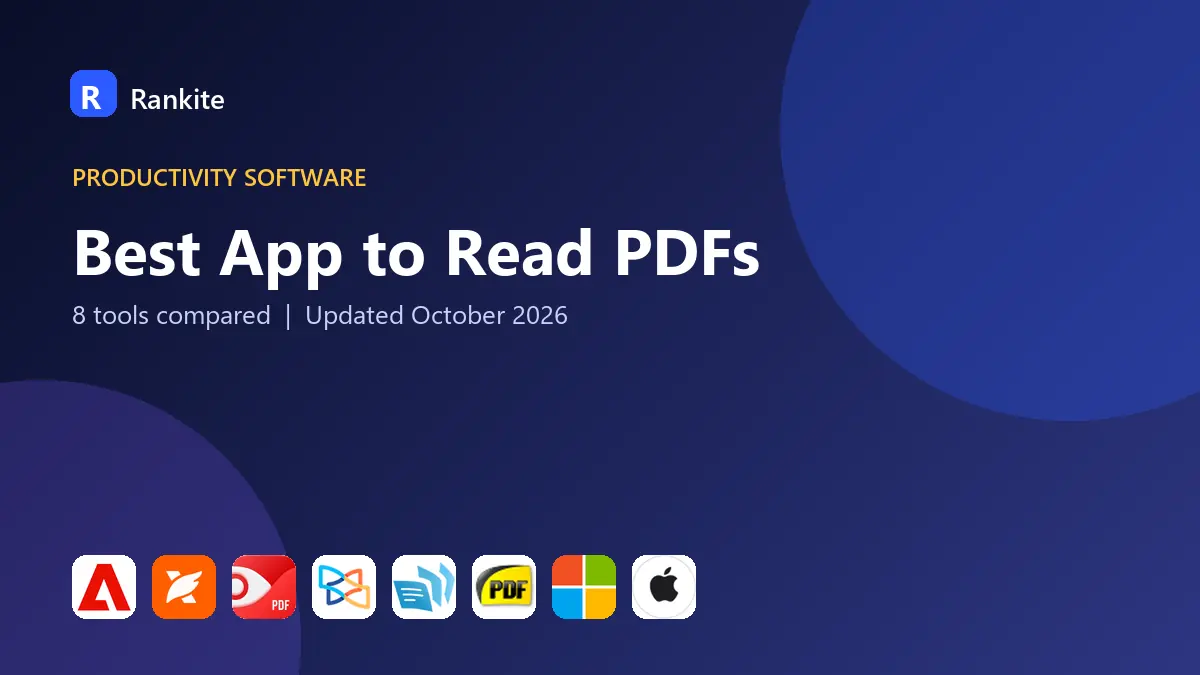 Best App to Read PDFs in 2026: 8 Tools Compared