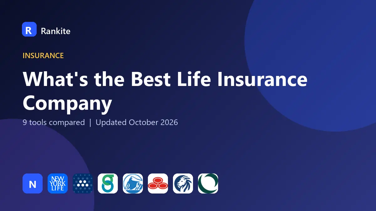 What's the Best Life Insurance Company in 2026: 9 Companies Compared