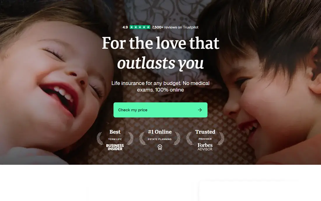 Ethos homepage