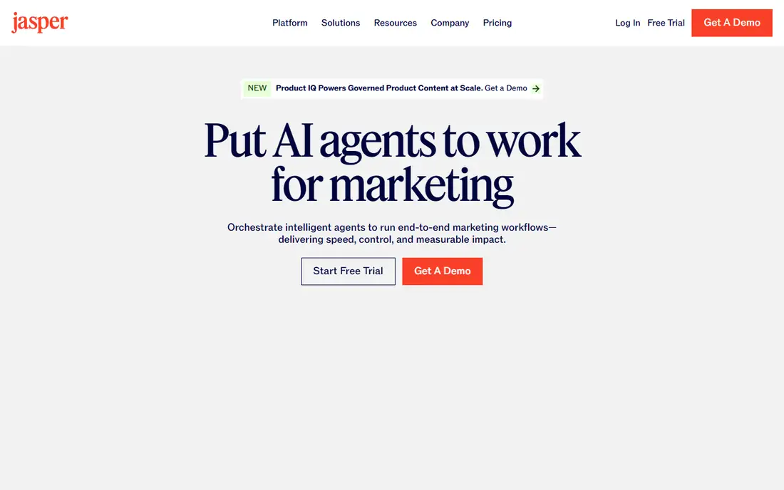 Jasper homepage