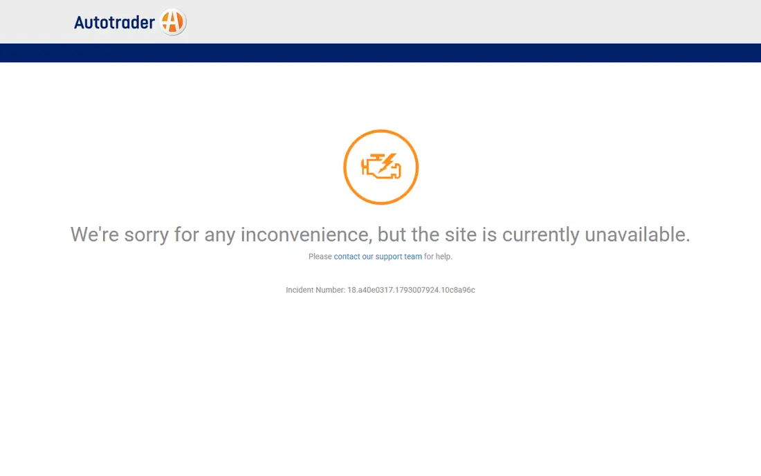 Autotrader homepage
